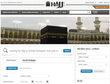 Tablet Screenshot of hajjexplorer.com